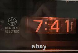 Nos Ge General Electric Fm/am Digital Flip Clock Alarme Radio Livraison Gratuite