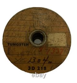 Nos Général Electric Vintage Fil de Tungstène Fin 0.0018 de Diamètre 1304 Mètres