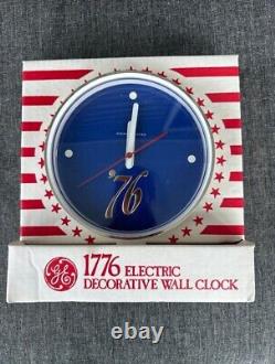 Nouveau Horloge Murale de Cuisine Vintage General Electric GE 2182 Bicentenaire 1976 1776