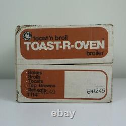 Nouveauté En Boîte Vintage General Electric Ge T114 Toast-r-oven Toaster Oven