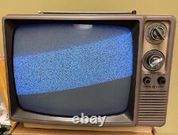 'OEUVRES DU JEU VIDÉO Vintage Rare Rétro TV General Electric Noir & Blanc 12 Nostalgiques'