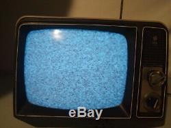 Octobre 1977 Performance General Electric Vintage Tv Portable Works Télévision