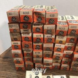 PIÈCES Non testées 160+ Tubes électroniques vintage General Electric GE Assortiment LOT