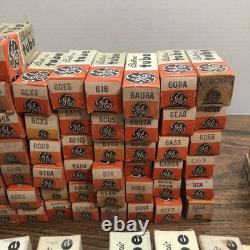 PIÈCES Non testées 160+ Tubes électroniques vintage General Electric GE Assortiment LOT