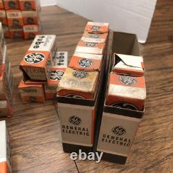 PIÈCES Non testées 160+ Tubes électroniques vintage General Electric GE Assortiment LOT