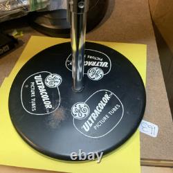 Panneau de comptoir publicitaire Vintage GE Ultracolor avec miroir pour tubes d'image