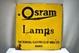 Panneau De Signalisation En émail Porcelaine Des Lampes Osram Vintage La General Electric Co Collec2