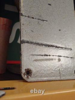 Panneau en Porcelaine Métal Vintage de Revendeur de Radio TV GE Service de Réparation de Tubes Rare