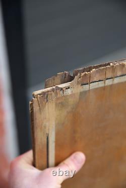 Panneau en bois vintage General Electric équipement électrique téléphones moteurs etc.