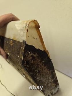 Panneau lumineux en métal vintage GE Tubes TV-Radio Service Général Électrique pour réparation