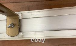 Panneau lumineux vintage General Electric GE Lighting Center à deux faces 48x4.5x2.5