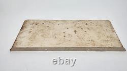 Panneau publicitaire en métal des fours à micro-ondes vintage de General Electric avec ledge en bas