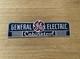 Panneau Publicitaire En M&eacute;tal En Aluminium Coul&eacute; Cabinetrol Vintage De General Electric 15