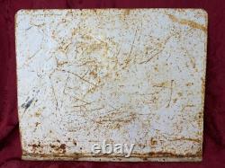 Panneau publicitaire en métal pour les fours à micro-ondes GE vintage, rustique et industriel 21 x 17