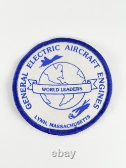 Patch vintage NOS General Electric River Works moteurs d'avion Lynn Mass patch