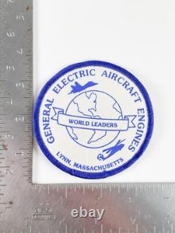 Patch vintage NOS General Electric River Works moteurs d'avion Lynn Mass patch
