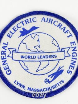 Patch vintage NOS General Electric River Works moteurs d'avion Lynn Mass patch