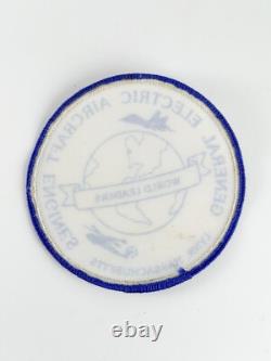 Patch vintage NOS General Electric River Works moteurs d'avion Lynn Mass patch