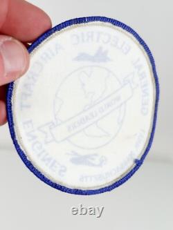 Patch vintage NOS General Electric River Works moteurs d'avion Lynn Mass patch