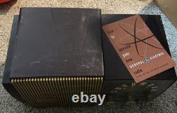 Phonographe vintage GE modèle 431 Radio AM Deluxe avec manuel d'instructions original