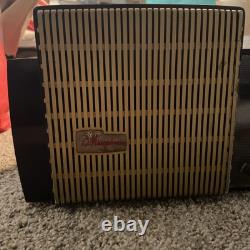 Phonographe vintage GE modèle 431 Radio AM Deluxe avec manuel d'instructions original