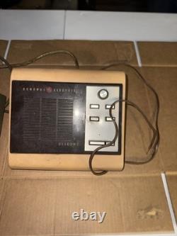 Pièce d’époque Vintage General Electric Deskon II avec microphone, accessoire de film, pièce d’horlogerie, non testé