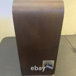 Pierre tombale vintage ancienne rare A-53 radio à tube General Electric en bois pièces USA