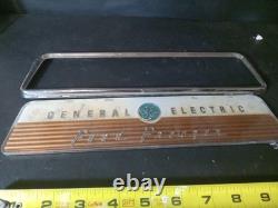 Plaque de Congélateur Vintage General Electric