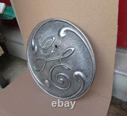 Plaque de locomotive General Electric GE en nickel vintage sur laiton / bronze