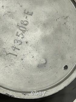 Plaque en fonte d'aluminium vintage de 7 pouces de diamètre General Electric GE 143508-E