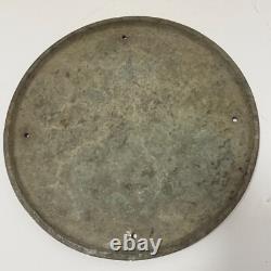 Plaque en métal en aluminium coulé GE General Electric Émblème Logo 13 VTG