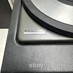 Platine disque portable stéréo Vintage GE General Electric Trimline 500 À LIRE