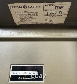 Platine vinyle vintage General Electric V639k, testée et fonctionnelle, trouvaille rare