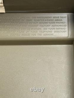 Platine vinyle vintage General Electric V639k, testée et fonctionnelle, trouvaille rare