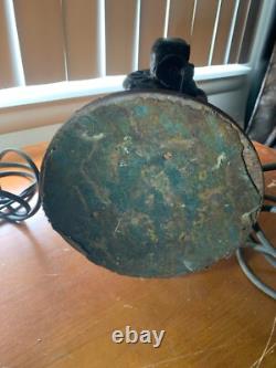 Projet de ventilateur GE General Electric antique de 100 ans avec 4 pales en laiton de 12 pouces