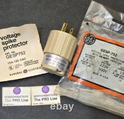 Protecteur de surtension vintage GE GESP-752 avec varistance MOV, complet avec emballage