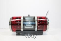 RADIO TRANSISTOR ANTIQUE GÉNÉRAL ÉLECTRIQUE VINTAGE DES ANNÉES 1970 PSYCHÉDÉLIQUE EN FONCTIONNEMENT