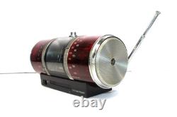 RADIO TRANSISTOR ANTIQUE GÉNÉRAL ÉLECTRIQUE VINTAGE DES ANNÉES 1970 PSYCHÉDÉLIQUE EN FONCTIONNEMENT