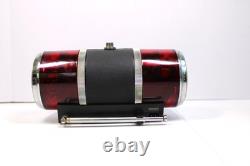 RADIO TRANSISTOR ANTIQUE GÉNÉRAL ÉLECTRIQUE VINTAGE DES ANNÉES 1970 PSYCHÉDÉLIQUE EN FONCTIONNEMENT