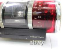 RADIO TRANSISTOR ANTIQUE GÉNÉRAL ÉLECTRIQUE VINTAGE DES ANNÉES 1970 PSYCHÉDÉLIQUE EN FONCTIONNEMENT