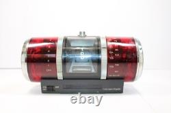 RADIO TRANSISTOR ANTIQUE GÉNÉRAL ÉLECTRIQUE VINTAGE DES ANNÉES 1970 PSYCHÉDÉLIQUE EN FONCTIONNEMENT