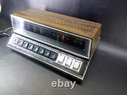 RARE Général Electric C4390B AM/FM Radio-réveil Vintage à Tubes RARE Horloge des années 70