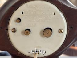 RARE HORLOGE DE PROPELLER D'AVION VINTAGE GENERAL ELECTRIC DES ANNÉES 1940 EUREKA ALARME FONCTIONNE