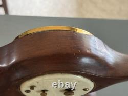 RARE HORLOGE DE PROPELLER D'AVION VINTAGE GENERAL ELECTRIC DES ANNÉES 1940 EUREKA ALARME FONCTIONNE