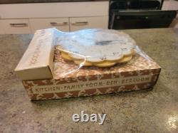 RARE Horloge Électrique Murale Décorative GE Vintage Modèle 2150 7 SCELLÉE USA