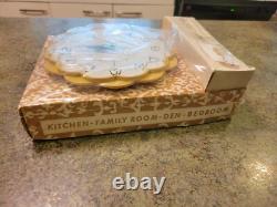 RARE Horloge Électrique Murale Décorative GE Vintage Modèle 2150 7 SCELLÉE USA