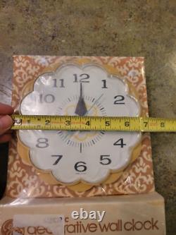 RARE Horloge Électrique Murale Décorative GE Vintage Modèle 2150 7 SCELLÉE USA