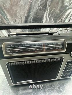 Radio AM/FM Longue Portée Vintage General Electric Boom Box Modèle #7-2880b