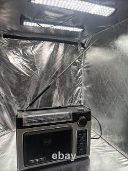 Radio AM/FM Longue Portée Vintage General Electric Boom Box Modèle #7-2880b
