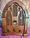 Radio Am/fm Reproduction Fonctionnelle General Electric Vintage Mod&egrave;le 7-4100ja Style Cath&eacute;drale